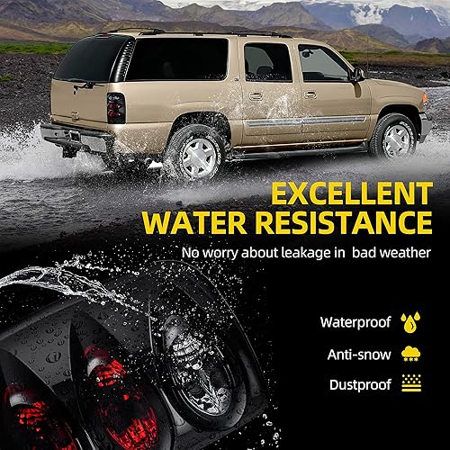 Miniatura 4 de DWVO Head light and Tail Light Assembly Compatible with 2000-2006 Chevrolet Suburban, 00 01 02 03 04 05 06 Chevry Tahoe - OE Replaces Passenger and