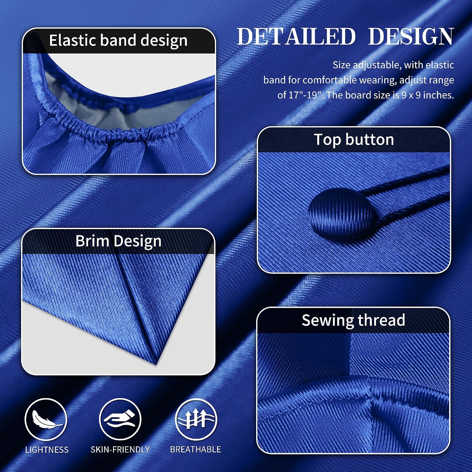 Shiny Kindergarten Graduation Cap with 2026 Tassel Adjustable Preschool Kids for Boys or Girls image 2