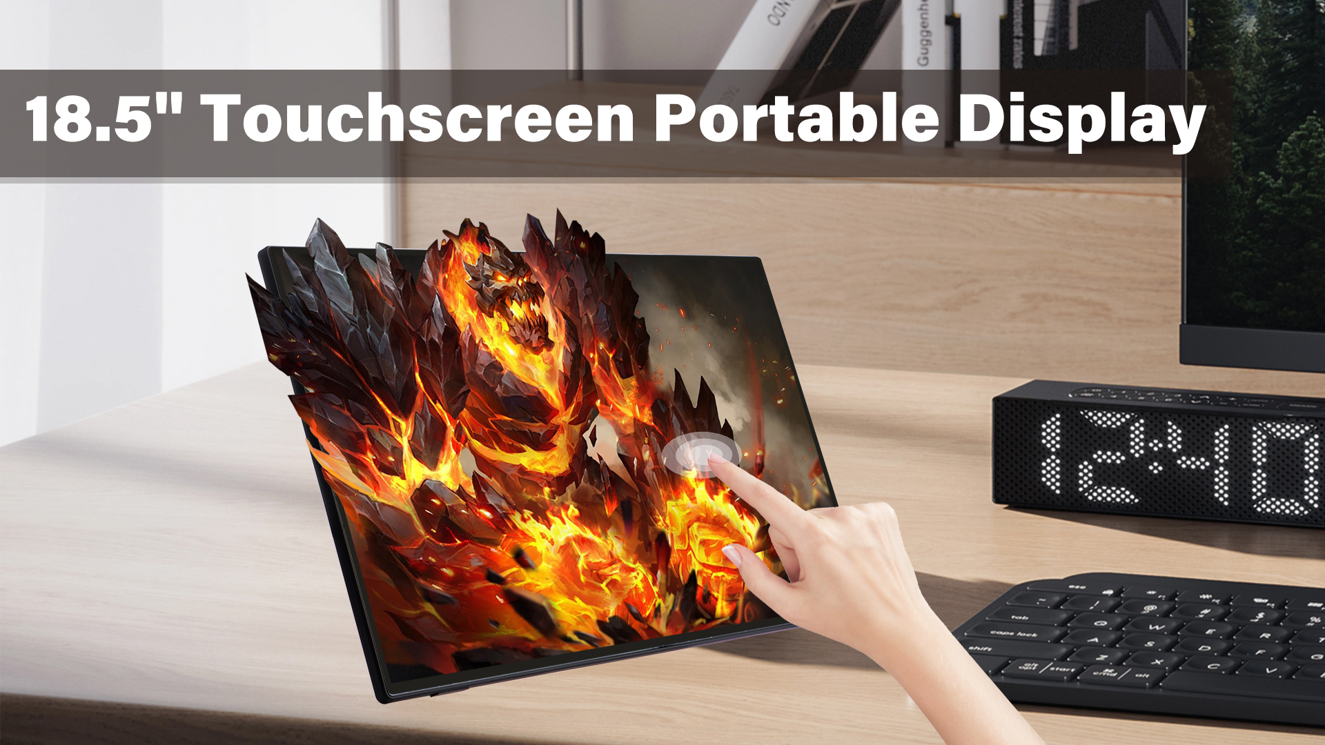 18.5インチ 1080P モニター&Anker PowerExpand 7+1 Amazon.com: Ingnok Portable Monitor, 18.5 Inch FHD 1080P 100% sRGB