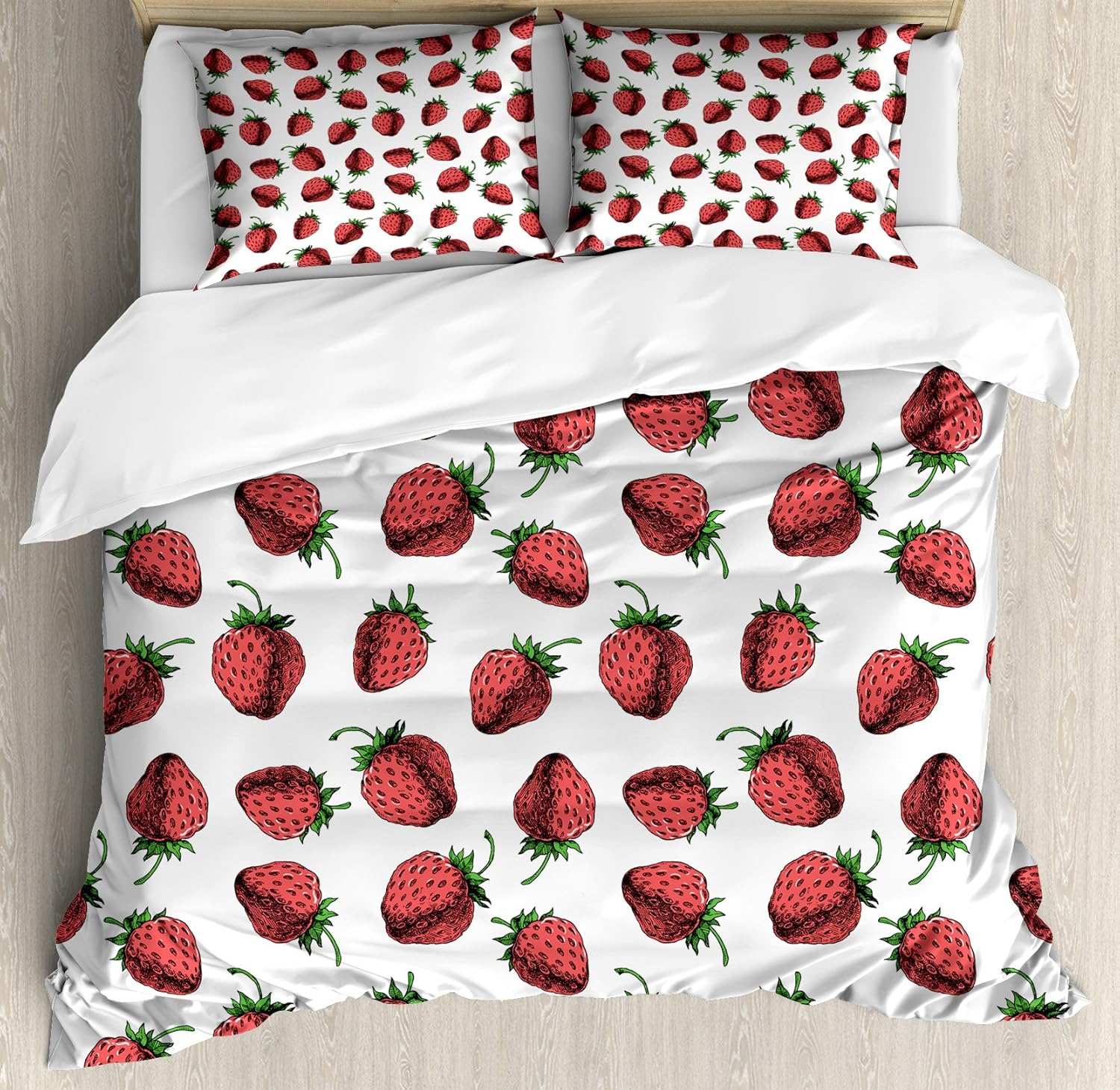 Ambesonne Cat Duvet Cover Set, Greyscale Feline Portraits with Pastel Colored Stars and Hearts Background, Decorative 3 Piece Bedding Set with 2 Pillow Shams, Queen Size, Grey Pink Pale Pink