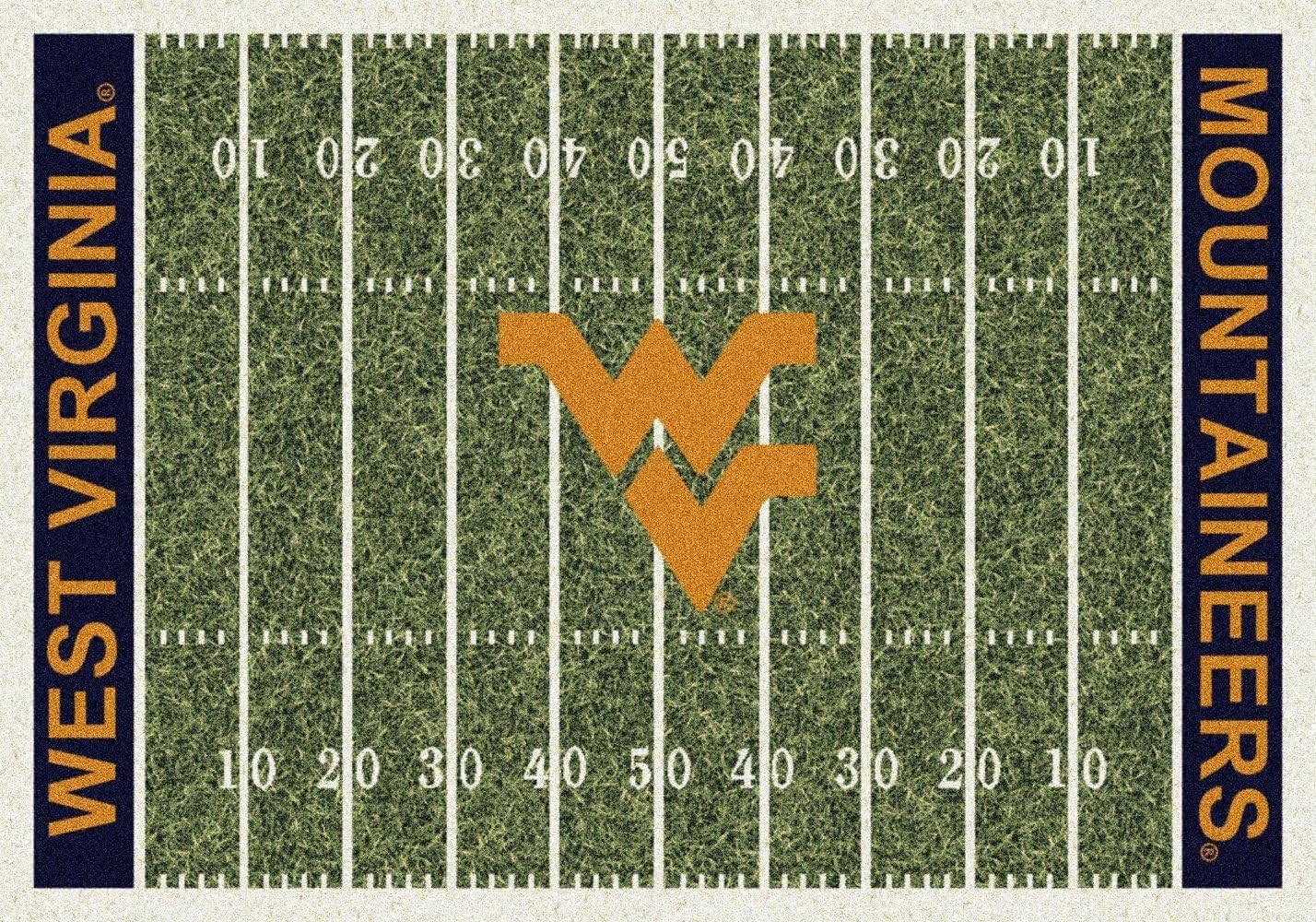 American Floor Mats West Virginia Mountaineers NCAA College Home Field Team Area Rugs