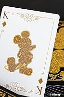 Vista 4 de Bicycle - Disney - Naipes inspirados en Mickey Mouse, negro y dorado