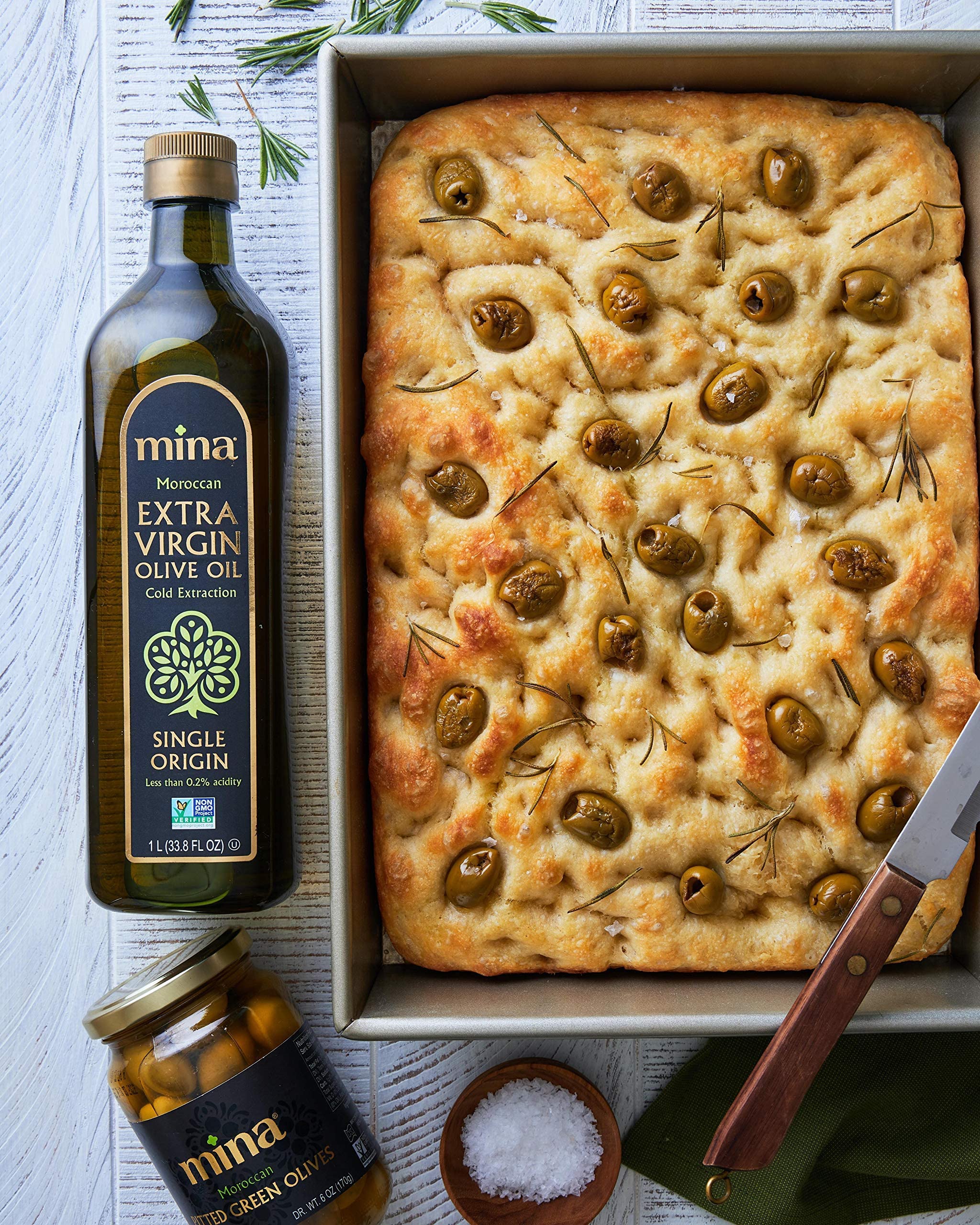 Mina Extra Virgin Olive Oil, New Harvest, Polyphenol Rich Moroccan