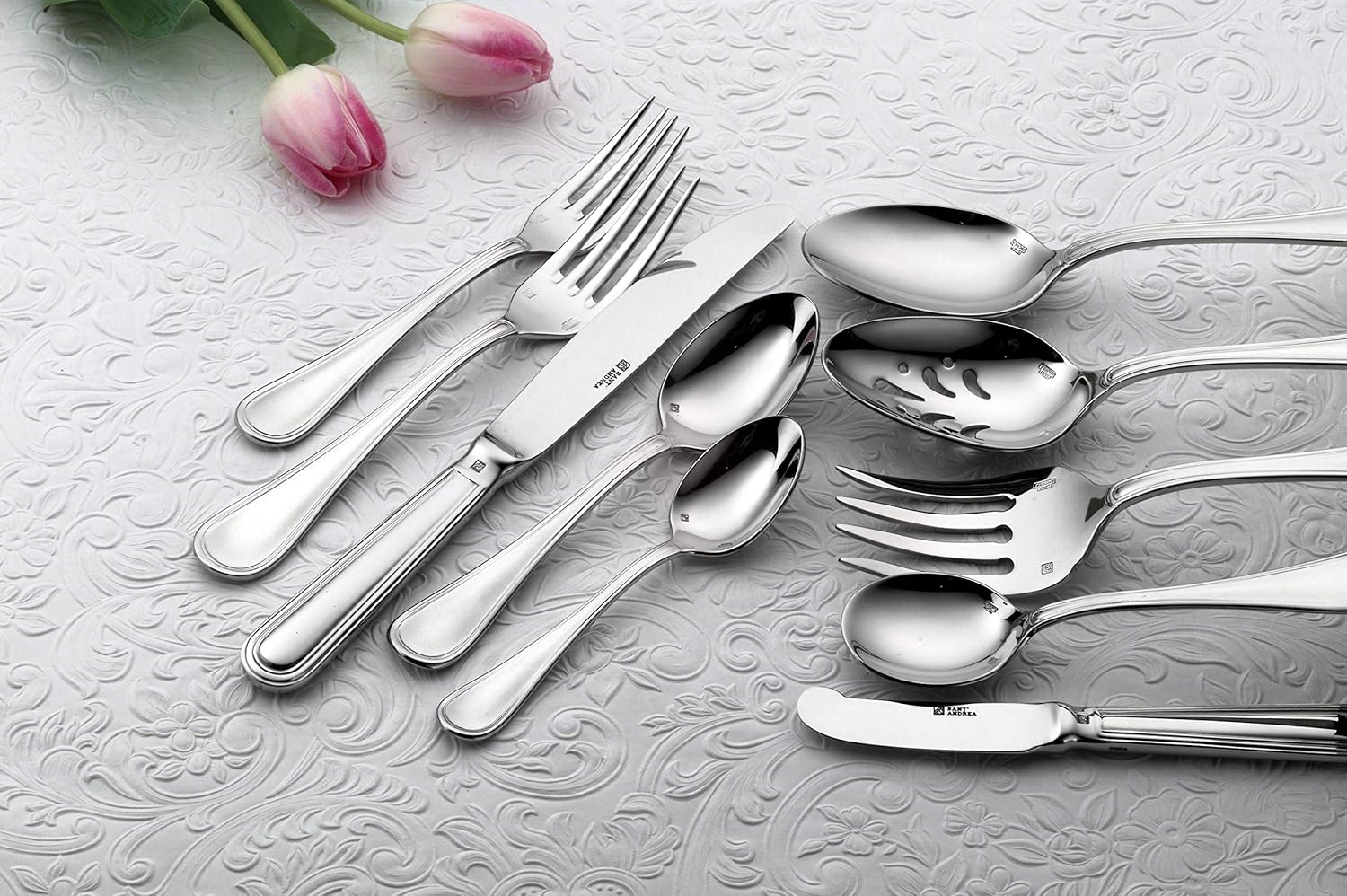 Oneida Tablespoon/Serving Spoons Flatware, Set of 12, Silver