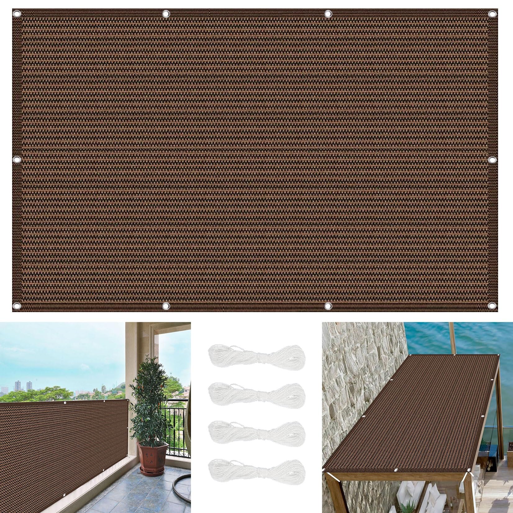 Toile bâche pour pergola rectangulaire 75x280 protection solaire jardin