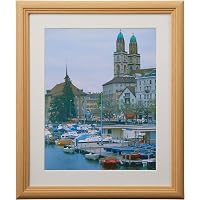 FUJICOLOR Wooden Picture Frame IM-30, 6-cut, Natural Wood, 407277