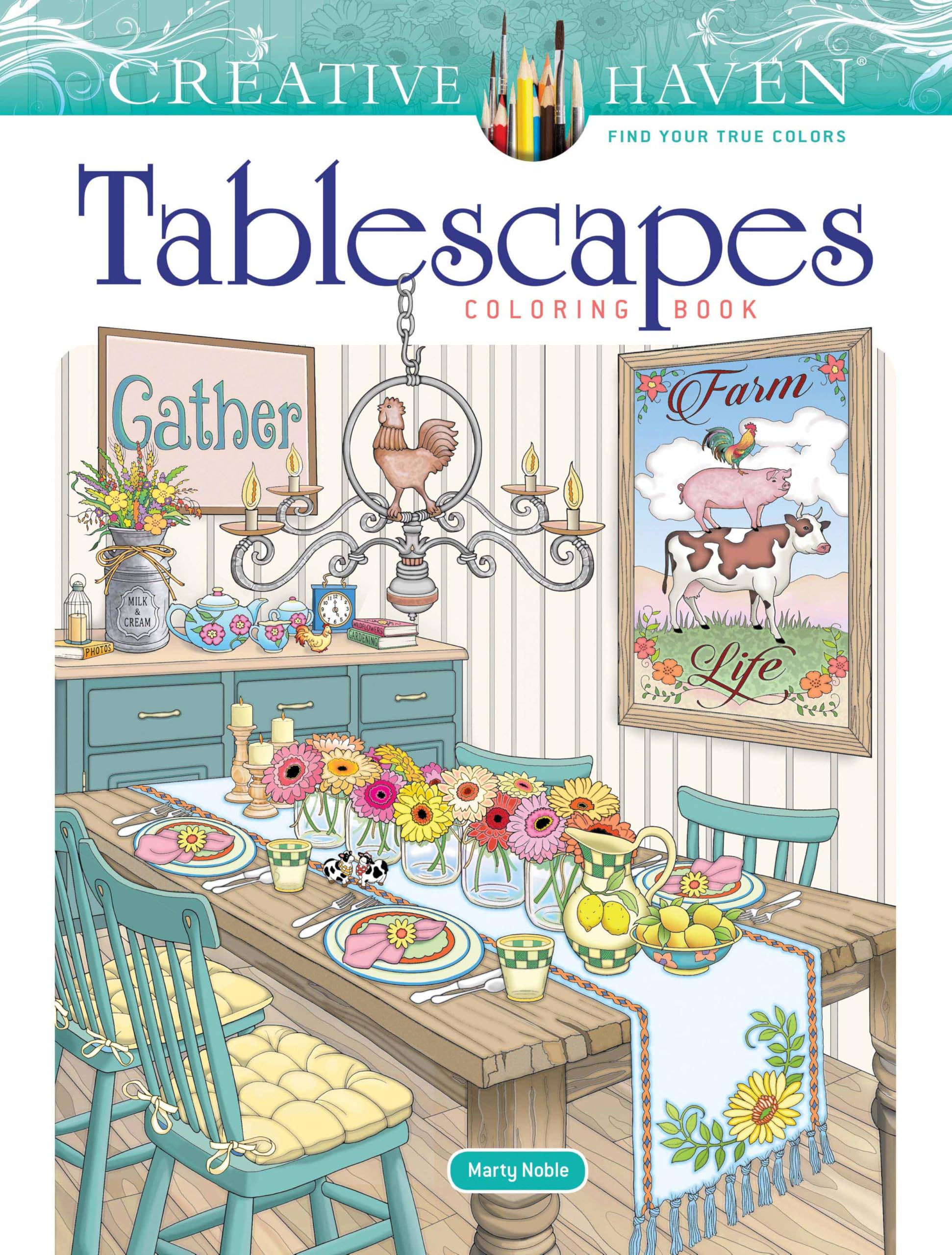 Creative Haven Tablescapes Coloring Book