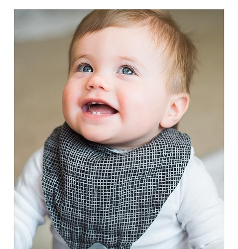 Miniatura 21 de Nuby Funda de lactancia 5 en 1 con babero de dentición de más de 3 meses, gris Gris,Azul Elephant,Boy,Niña