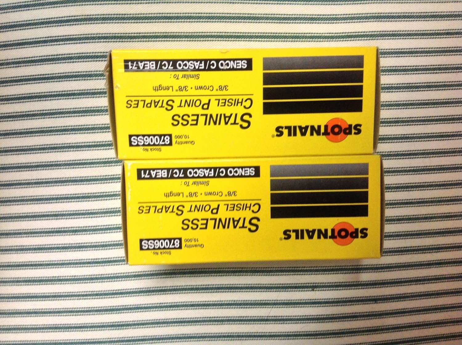 Stainless Steel Staples 3/8" for 71 Series Staplers by Spotnails