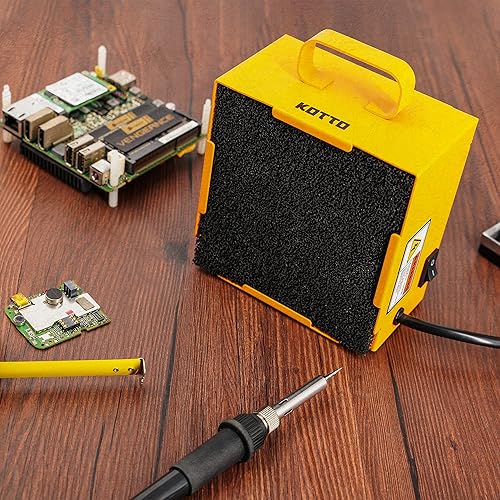Miniatura 8 de Extractor de humo de soldadura KOTTO. Extractor de humo, para prevención, ventilador de trabajo para estación de soldadura