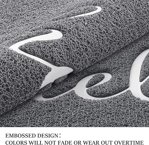 Miniatura 36 de BeneathYourFeet - Tapete de bienvenida de bajo relieve, de puerta delantera, interior y exterior, alfombras antideslizantes para entrada, patio