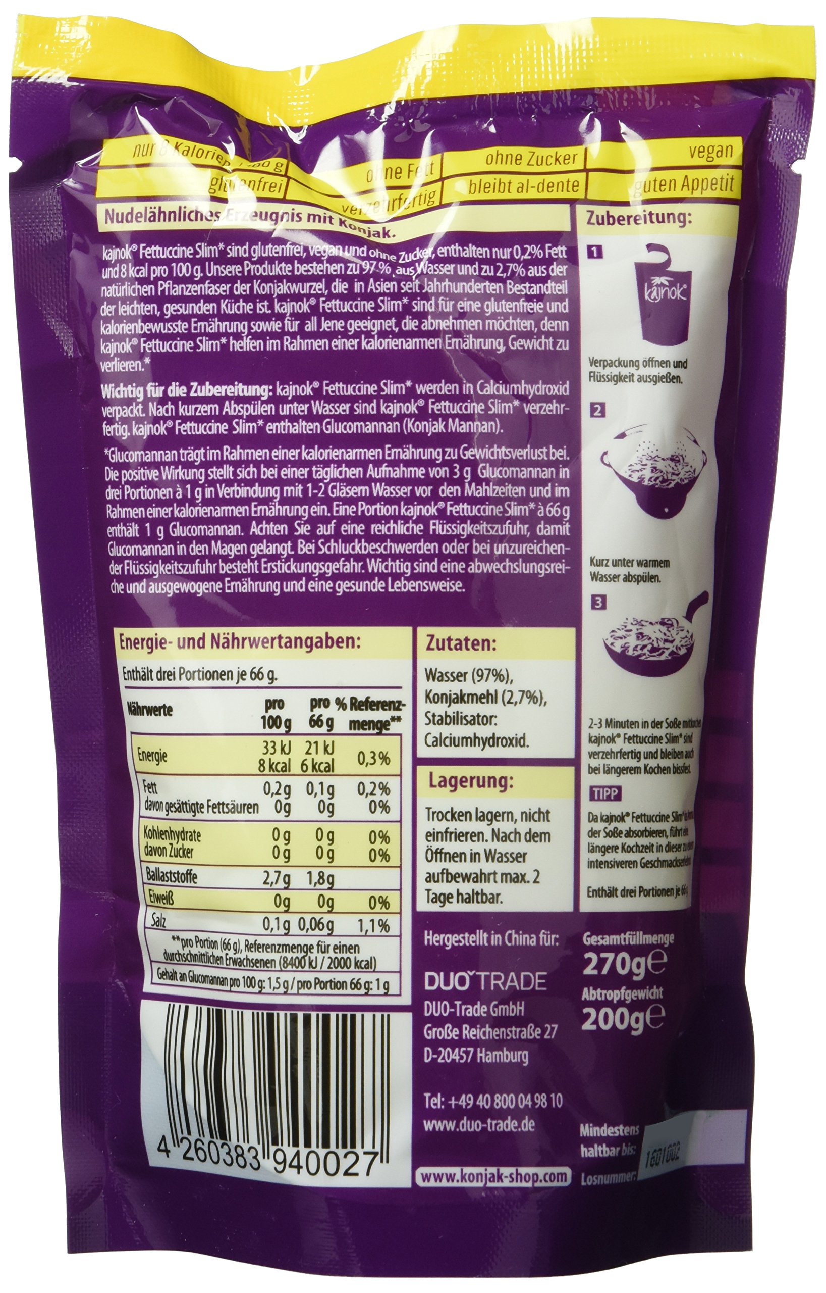 kajnok Fettuccine Slim, 10er Box, 499974