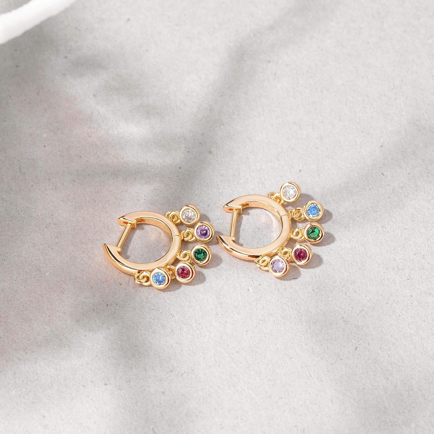 LOYATA Gold Huggie Hoop Earrings 14K Gold Plated Dainty Small Simple Hypoallergenic Jewelry Gift for Women - Image 6