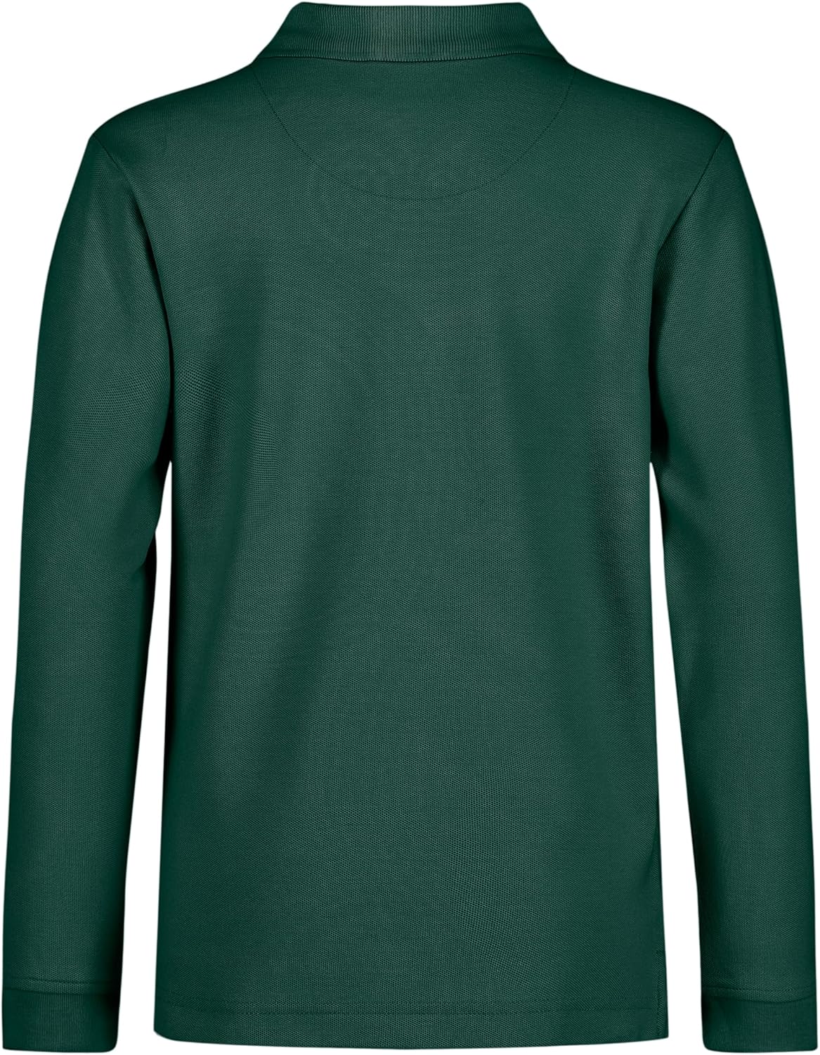 Nautica Boys School Uniform Long Sleeve Polo Shirt, Button Closure, Comfortable, Breathable Fabric - Image 2