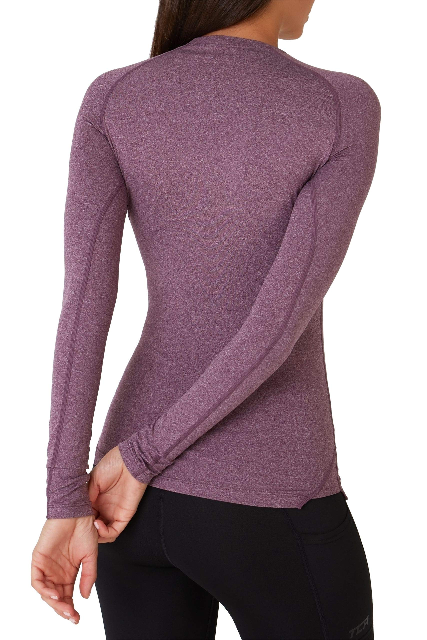 TCA SuperThermal Maglia Termica Donna Manica Lunga - Intimo Termico Donna Invernale - Maglietta Termica Sportiva - Maglie Termiche - Maglia Intima Quickdry - Abbigliamento Termico