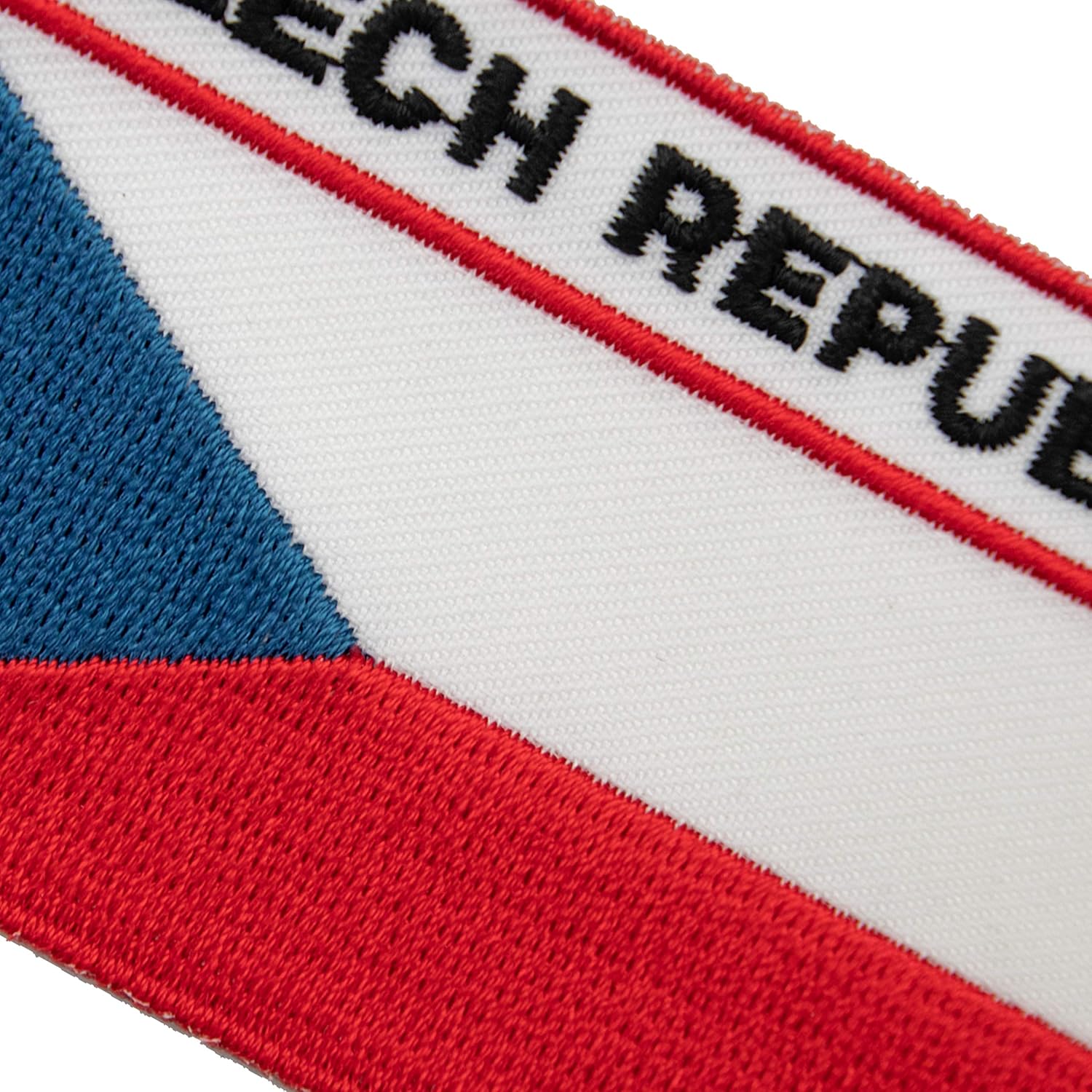 A-ONE -Czech Republic Fabric Cloth Patch+Czechia National Flag Lapel Pin, Sew on Iron on Military Tactical Badge, Enamel Pin NO.009A