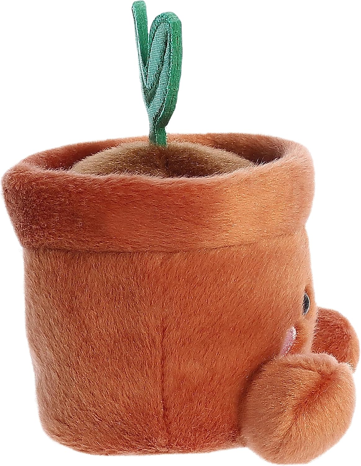 Aurora® Adorable Palm Pals™ Terra Potted Plant™ Stuffed Animal - Fun Collectible Plush for Kids and Adult Collectors - Perfect for Decorating Rooms and Birthday Gifts - Brown 5.5 Inches
