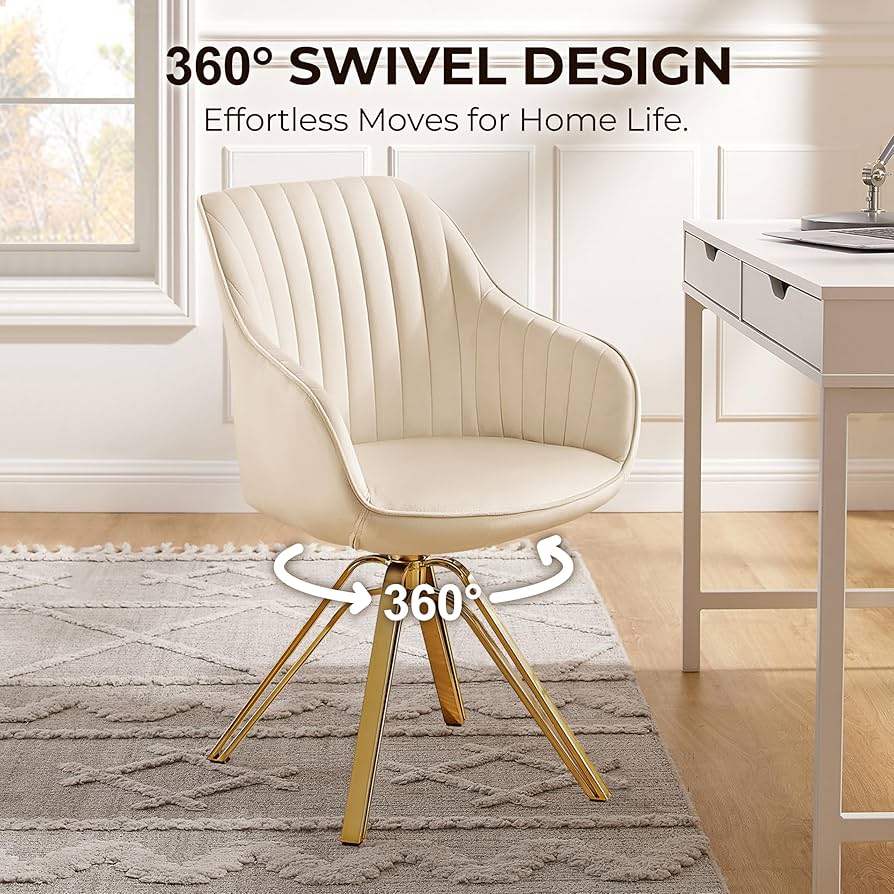Amazon.com: Volans Mid Century Modern Desk Chair No Wheels