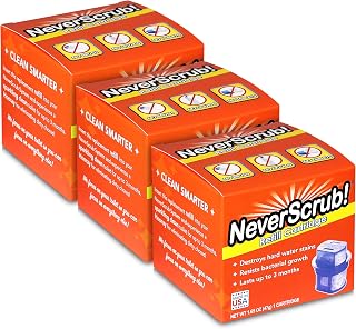Refill Cartridge Self Cleaning Toilet System - Replacement Cartridge for Automatic Toilet Bowl Cleaner - 1.65 oz, Lasts Up To 3-5 Months Continuous Toilet Bowl Cleaning