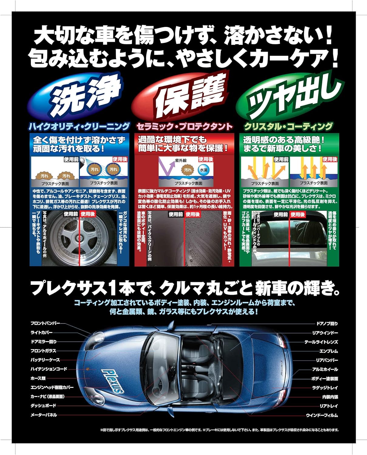 Amazon プレクサス Plexus クリーナーポリッシュ 国内正規品 Pl198 Htrc 2 1 車 バイク 車 バイク