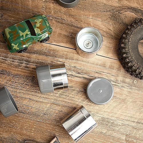 Miniatura 7 de Datanly 4 protectores de rodamientos de rueda de remolque de 1.98 pulgadas, protectores de rodamientos cromados con sujetadores protectores,