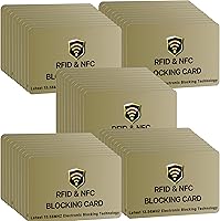 Vista 29 de SaiTech IT Tarjeta de bloqueo RFID, una tarjeta protege todo el monedero, NFC sin contacto, protector de tarjeta de crédito bancario sin contacto