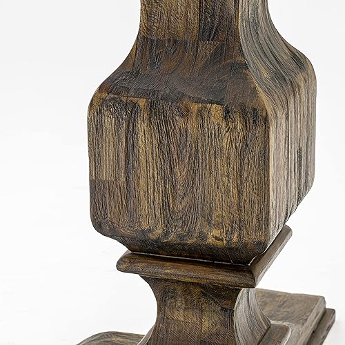 Miniatura 7 de East West Furniture F3MZ5-748 - Juego de mesa de comedor de 5 piezas, incluye una mesa de cocina redonda con pedestal y 4 sillas de comedor Parson