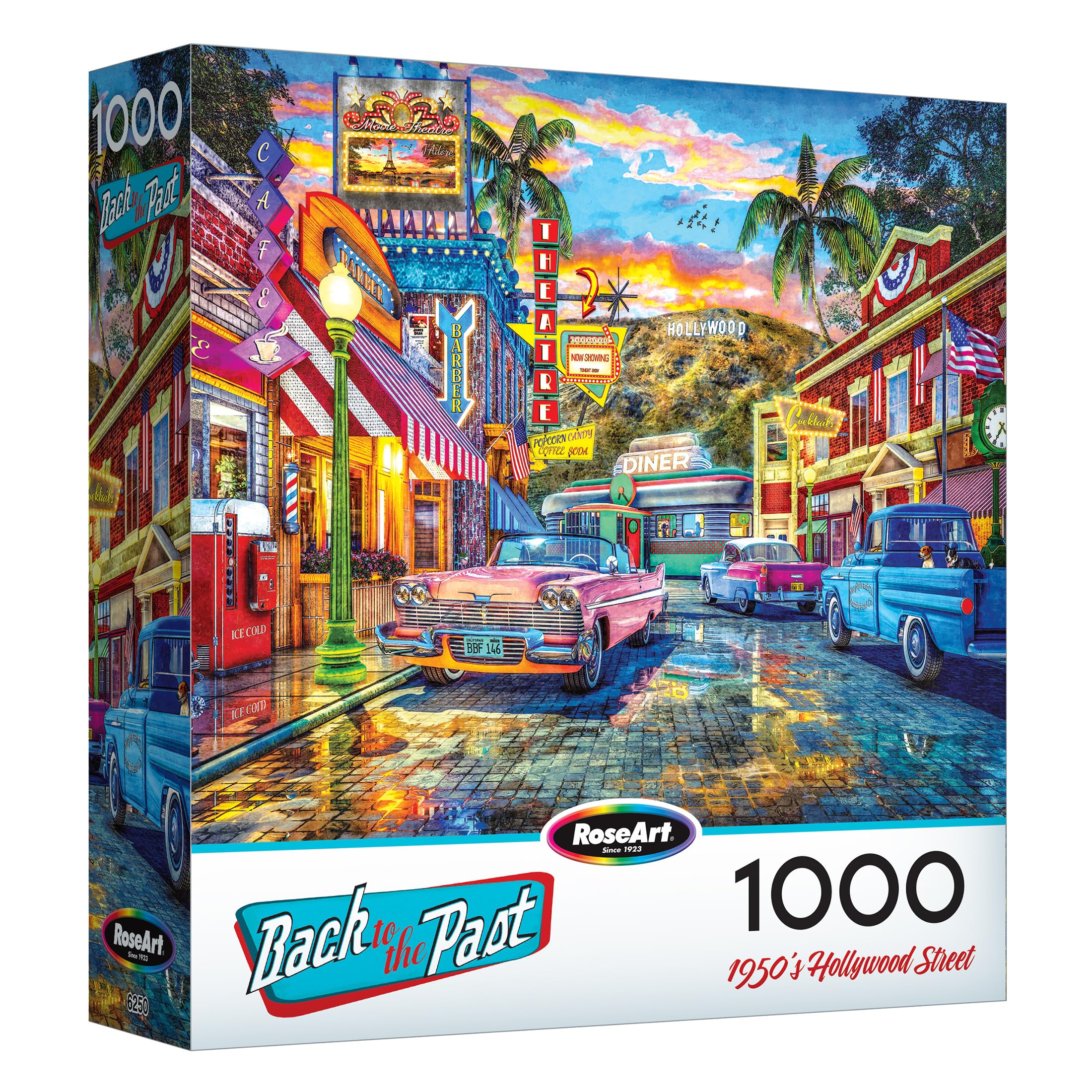 Amazon.com: RoseArt - Back to The Past - 1950'S Hollywood Street