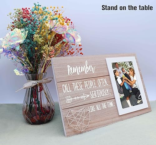 Miniatura 5 de Regalo para mudanza, regalo para estudiantes de primer año de la universidad, regalo para el nuevo hogar, recuerda, llama a estas personas a menudo,