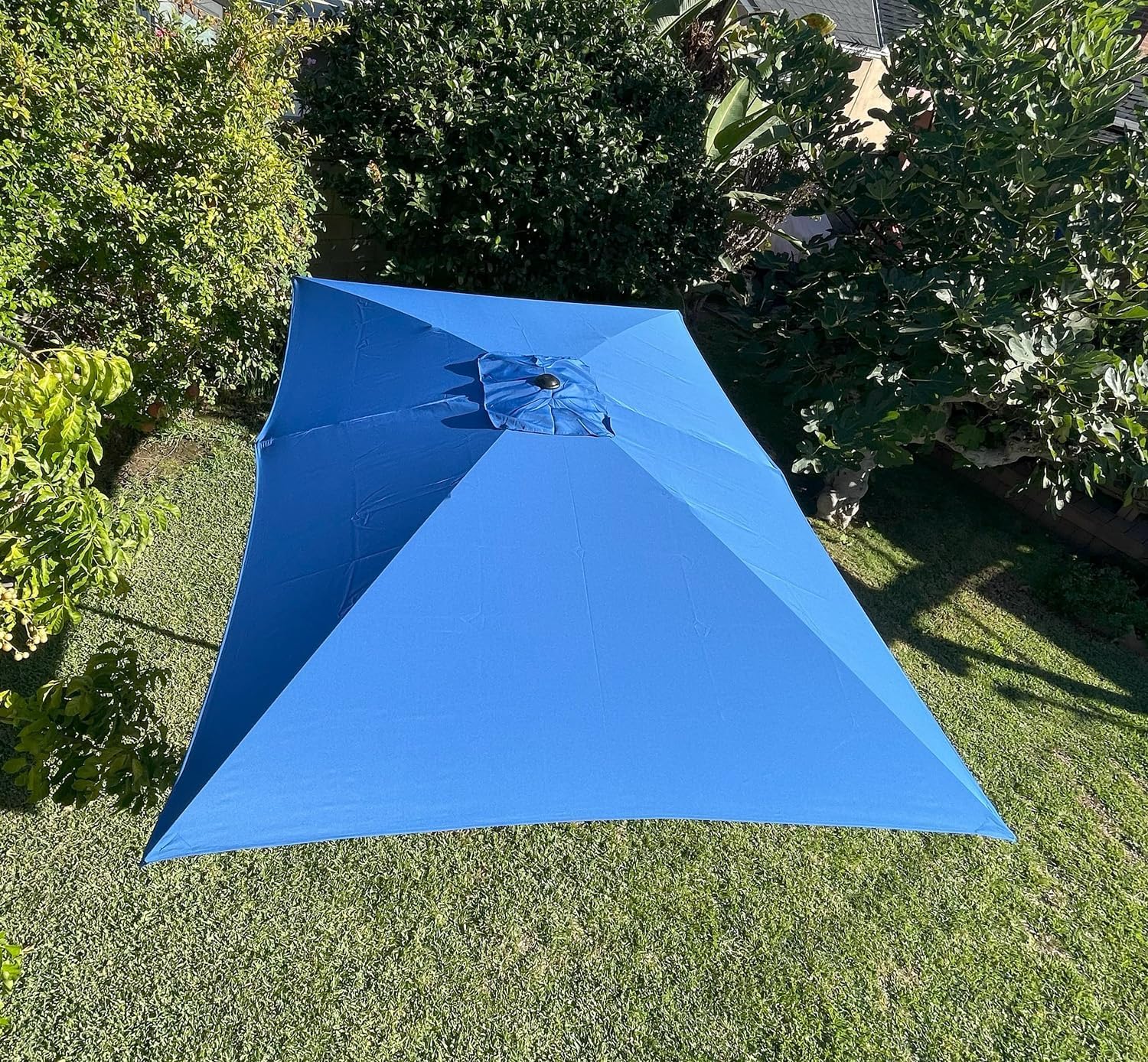 BELLRINO Rectangular Replacement Umbrella Canopy for 10ft x 6.5 ft 6 ribs Umbrella (Canopy Only)