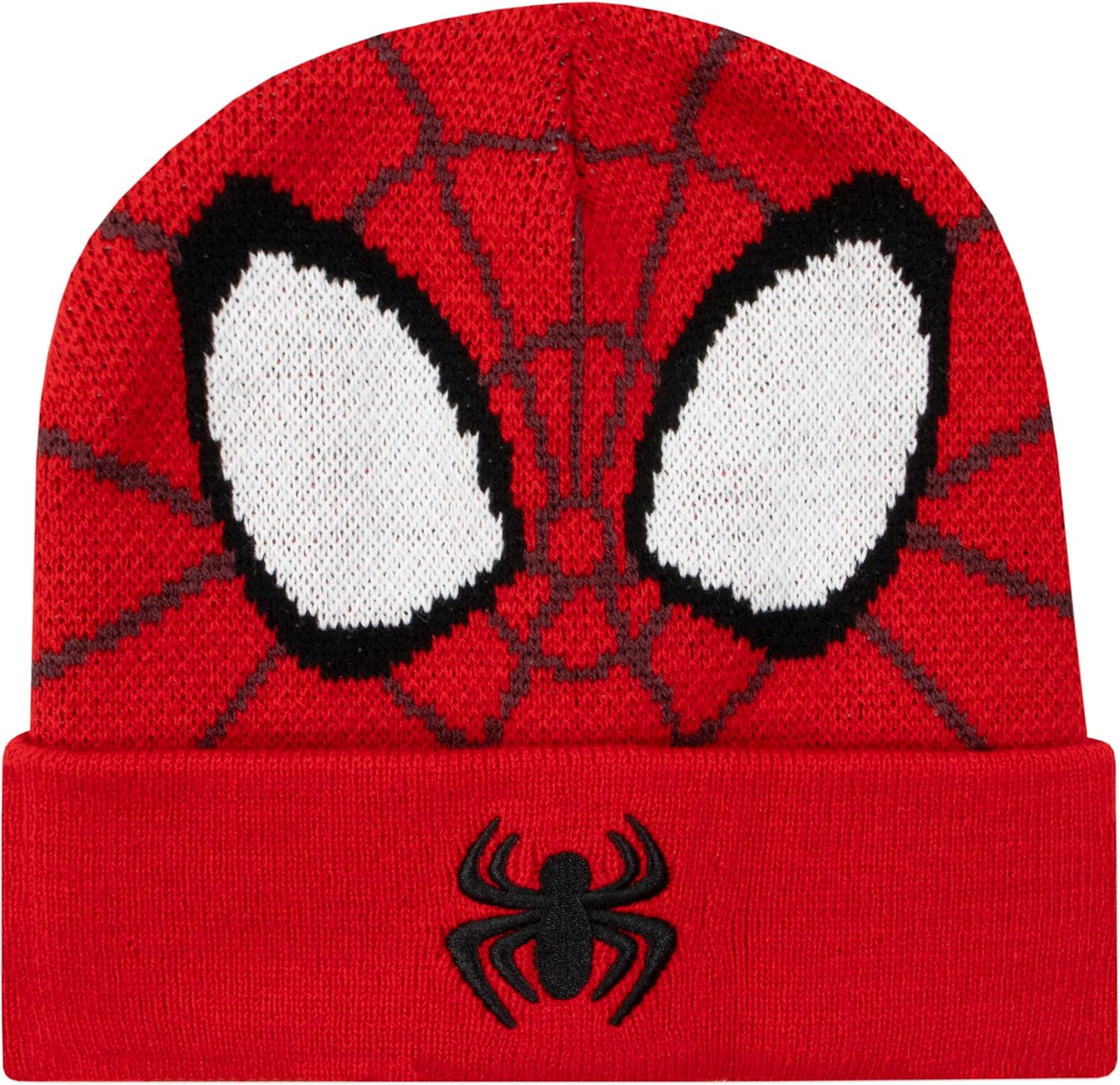 Marvel Spiderman Hat And Gloves Set For Boys, Spidey Kids Winter Hat Set, Spiderman Boys' Hats & Caps, One Size Red