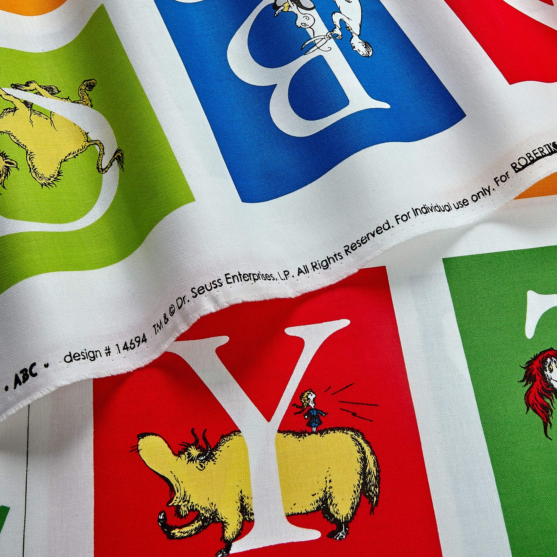 Dr. Seuss ABC 24" Panel Adventure, Fabric by the Yard - Image 2