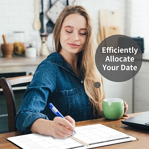 Miniatura 6 de Agenda mensual 2026-2028, calendario 2026-2028 de 36 meses, 8.5 x 11 pulgadas, enero 2026 a diciembre 2028, protectores de esquinas de metal con