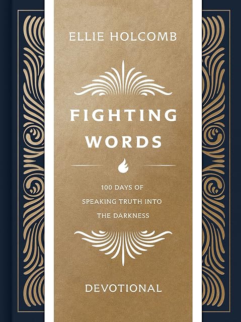 Portada de Fighting Words Devotional: 100 Days of Speaking Truth into the Darkness