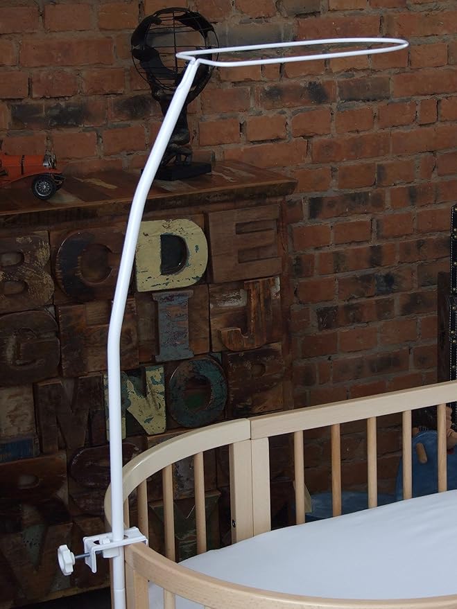 Comfortbaby Support Pour Ciel De Lit Env 1 50 M Blanc Amazon Fr Bebe Et Puericulture