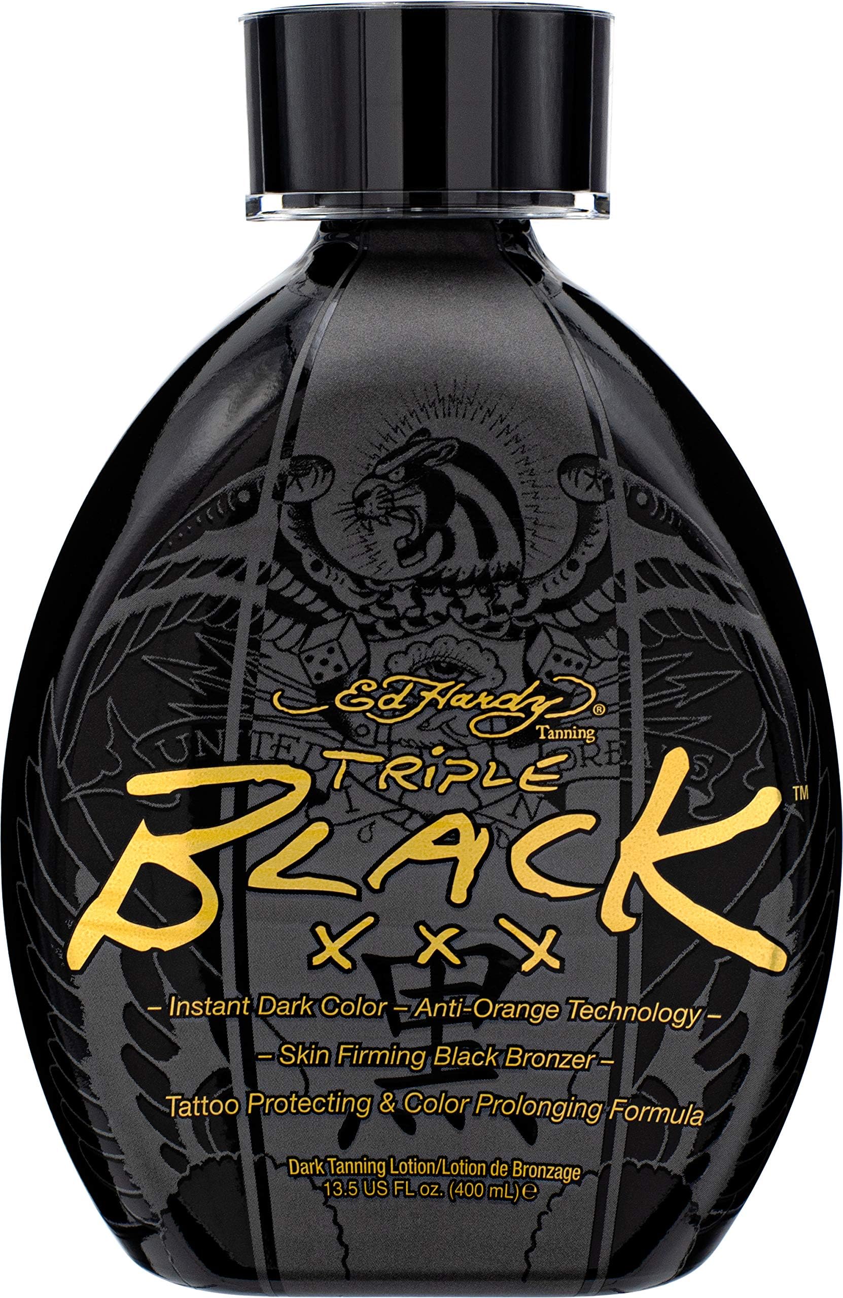 BLACK XXX Instant Dark Color Tanning Lotion, 13.5 oz
