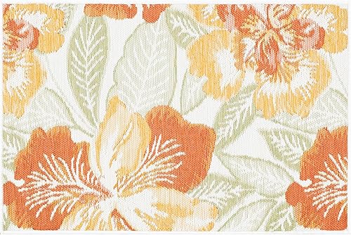 Miniatura 4 de Alfombra de doble carareversible, resistente al agua para interiores y exteriores, de 2 x 3 pies, alfombra para exteriores para patio, terraza,