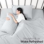 Utopia Bedding Jersey Knitted Bed Sheet Set - 4 Pieces, Queen - Soft Brushed Jersey Fabric, Navy