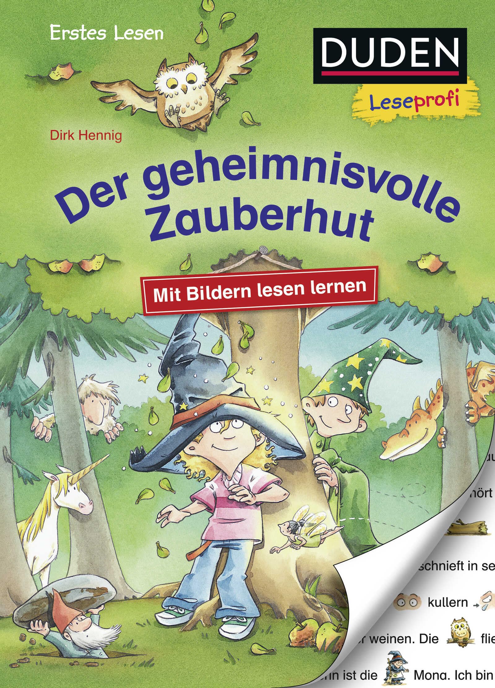 Duden Leseprofi - Mit Bildern lesen lernen: Der geheimnisvolle Zauberhut, Erstes Lesen: Kinderbuch für Erstleser ab 4 Jahren