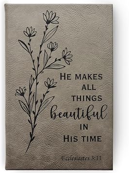 STARKENBURG COMPANY Custom Prayer Journal, Bible Study Journal, Daily Prayer Bible Journal, Prayer Journal for Women men, Bible Accessories Bible Study Supplies