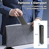 Vista 3 de Phomemo M08F - Impresoras portátiles inalámbricas para viajes, soporte de papel térmico de 8.5 x 11 pulgadas, impresora térmica Bluetooth compatible