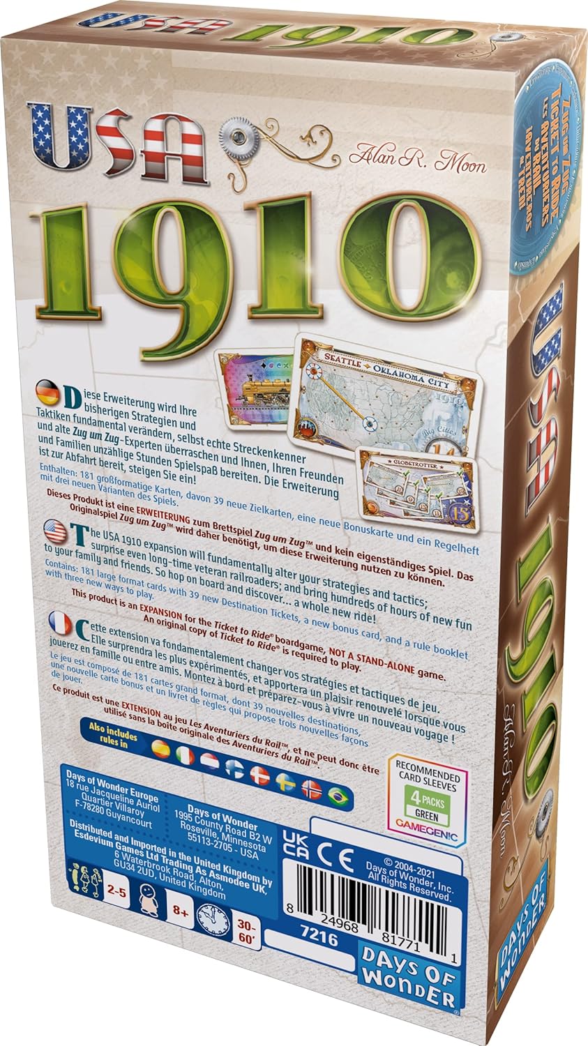 Ticket to Ride: USA 1910