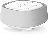 Wobrikosee Rechargeable White Noise Machine: 28 Soothing Sounds, Portable for Baby Sleep, 32 Volume Levels, Timer for Home Office Travel