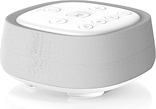 White Noise Machine, Portable Sound Machine for Baby kids Adult Sleeping, Features Rechargeable, 28 Smoothing Sounds, Auto-off Timer, 32 levles of Volume Noise Machine Therapy for Home, Office, Travel