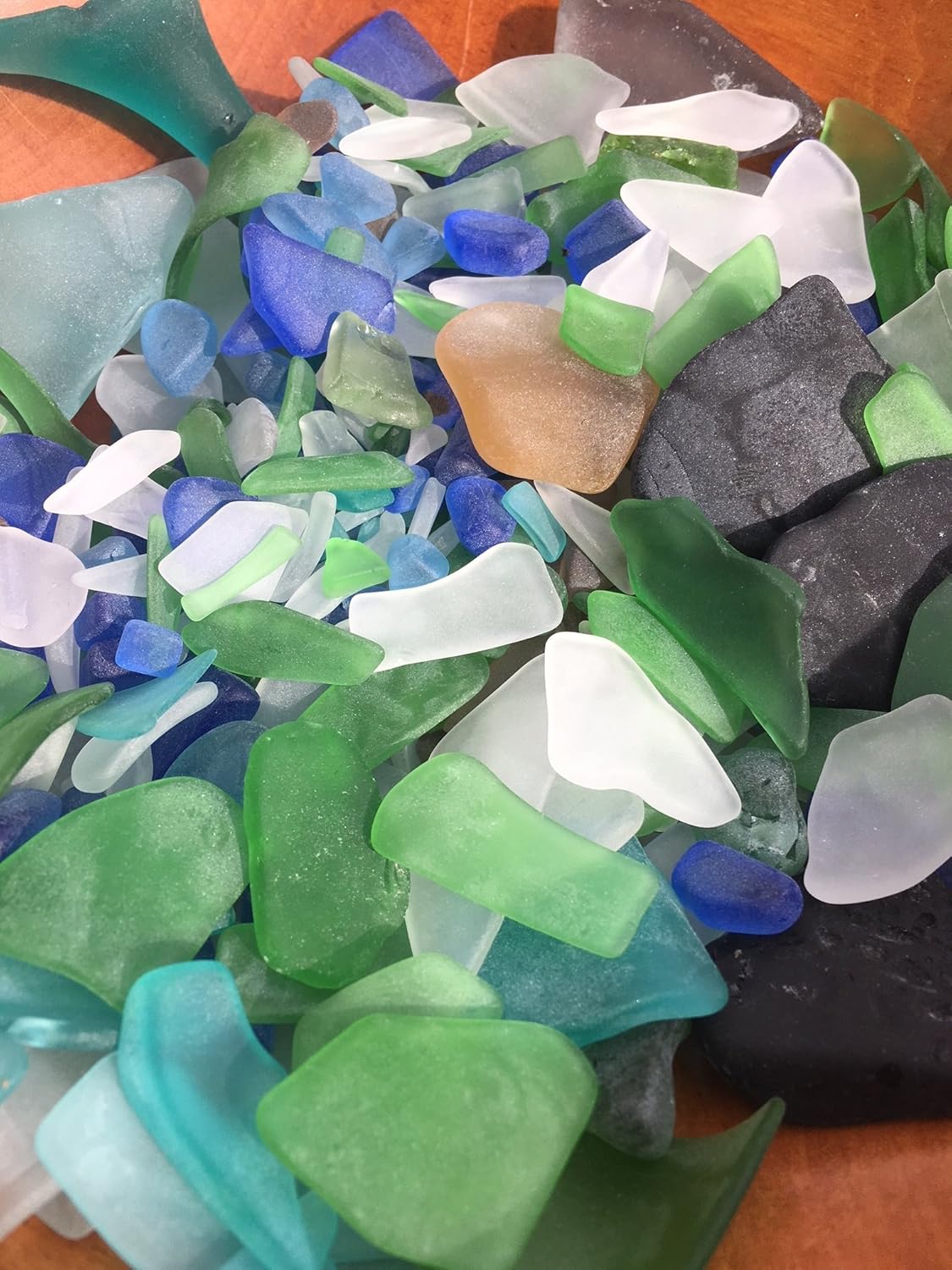 1/2 pound Bulk sea glass surf tumbled beach glass