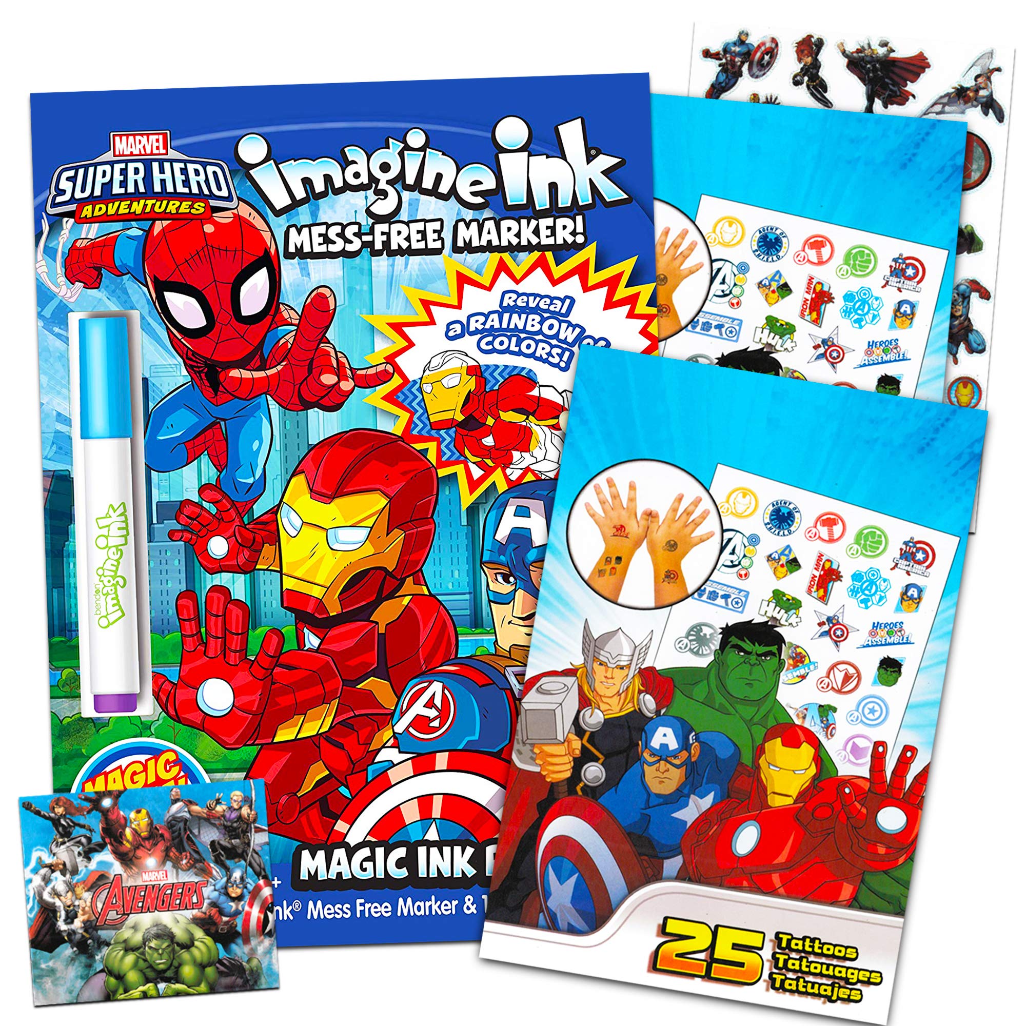 Buy Marvel Super Hero Adventures Imagine Ink Coloring Book Activity Set 
