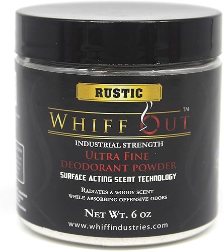 Rústico Desodorante desodorante en polvo y cenicero de 6 onzas diseñado para eliminar los olores del cenicero y el receptáculo de fumar causados