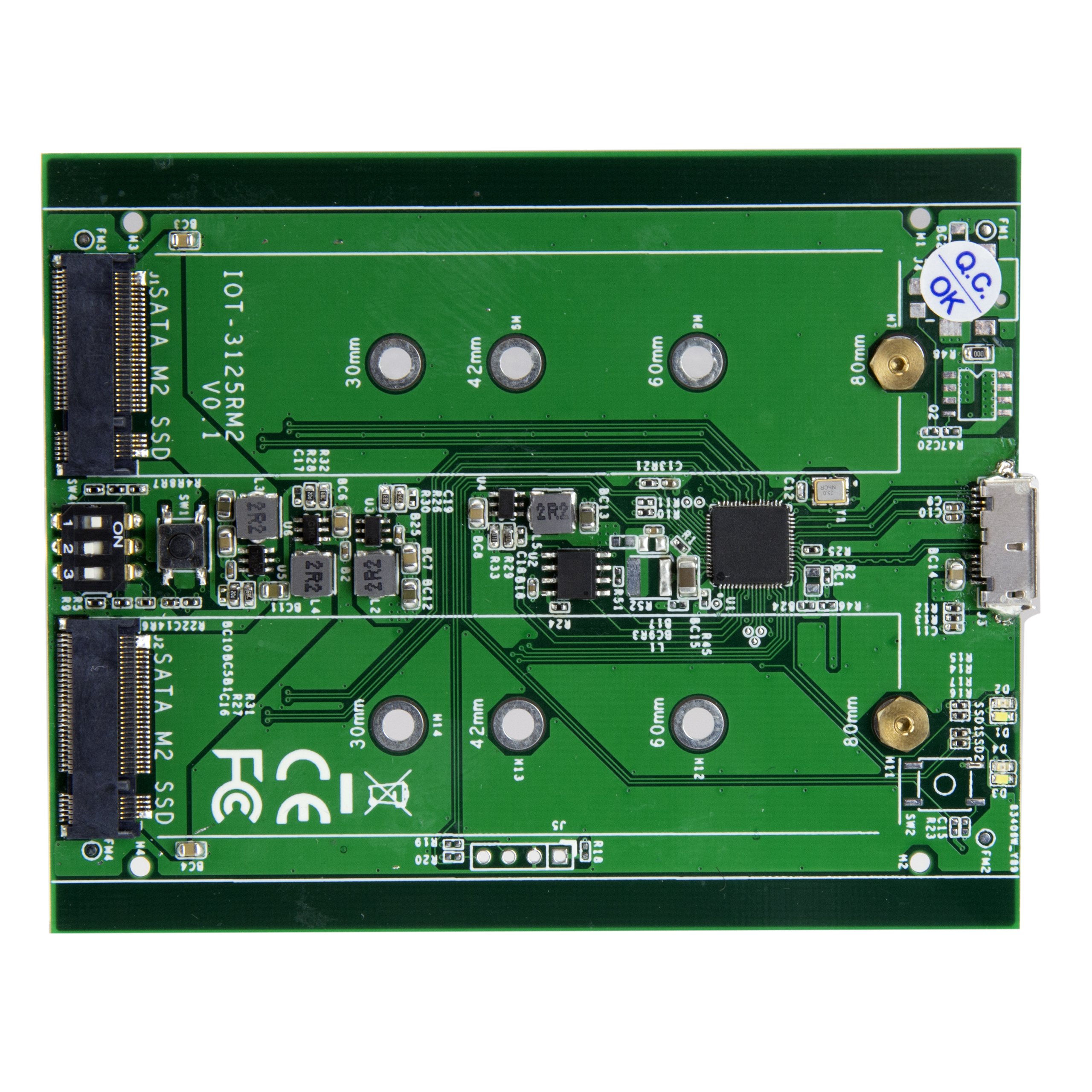 BOX ESTERNO USB 3.1 A 2 SLOT M.2 N
