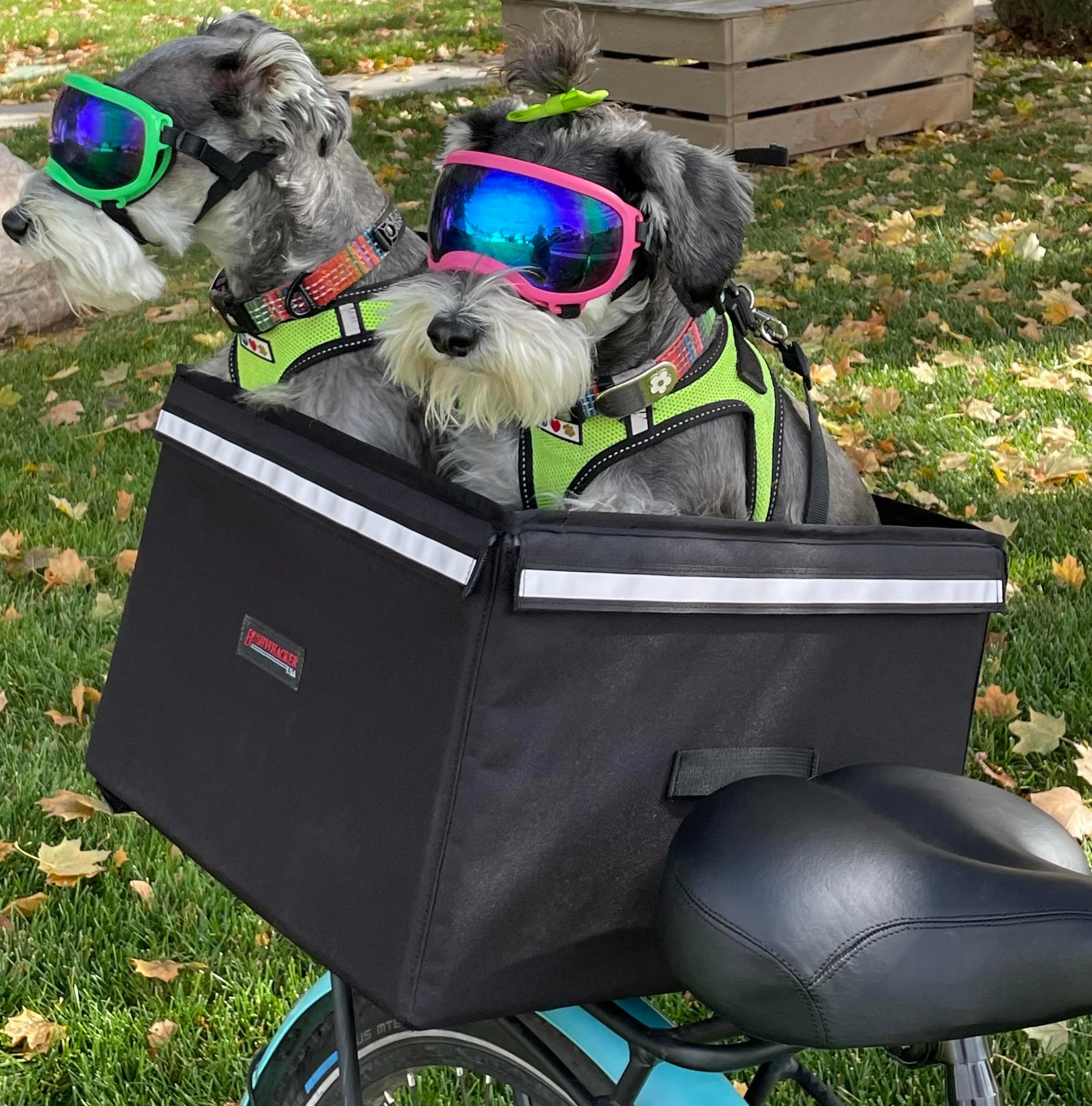 Travelin K9 PetPilot MAX Wicker Bike Basket for Dogs/Cats