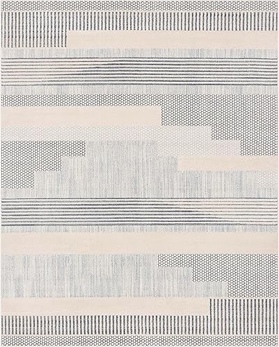 Miniatura 2 de Well Woven Harlow Briar - Alfombra de pasillo abstracta geométrica contemporánea azul claro de 2 pies 3 pulgadas x 7 pies 3 pulgadas